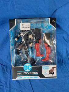 lot 130 image: New McFarlane Toys - DC Build-A 7IN Figures WV8 - Blackest Night - Superman