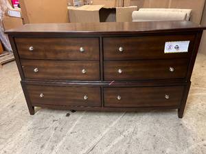 Homelegance 6 Drawer Oak Dresser