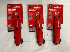 3 Craftsman Quick-Change Utility Knifves