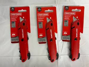 3 Craftsman Quick-Change Utility Knifves