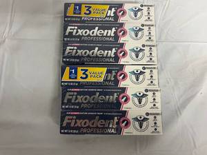 2 x 3 Packs of Fixodent Professional Denture Adhesive
