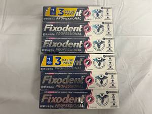 2 x 3 Packs of Fixodent Professional Denture Adhesive