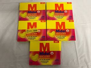 5 Packs of Midol Mentrul Heat Patches
