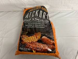20lb Taped Bag of Grillers God Hickory BBQ Pellets