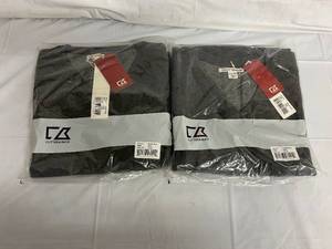 2 Cutter & Buck Broadview Charcoal V-neck Sweater Vests - 4XB