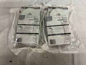 2 x 4pk Rolls of 3M Foam Mounting Tape