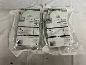 2 x 4pk Rolls of 3M Foam Mounting Tape