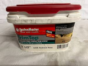 FastenMaster Stainless Steel Coated Trim Screws - 2 12