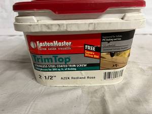 FastenMaster Stainless Steel Coated Trim Screws - 2 12