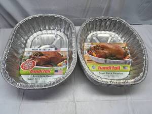 lot 11 image: SSS. 6x Super King Oval Roaster Pan & 4x Giant Rack Roaster
