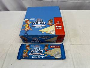 lot 34 image: II. 18 King size Rice Krispies Marshmallow Candy Bars-32025