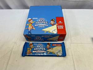 lot 36 image: II. 18 King size Rice Krispies Marshmallow Candy Bars-32025