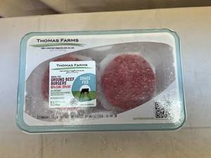 lot 52 image: D. 10x 3.20oz Grass Fed Burgers-All Natural