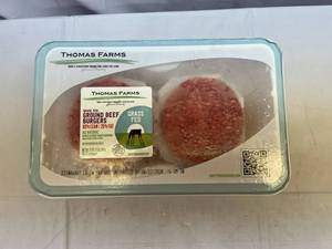lot 53 image: D. 10x 3.20oz Grass Fed Burgers-All Natural