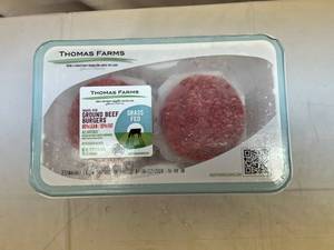 lot 55 image: D. 10x 3.20oz Grass Fed Burgers-All Natural
