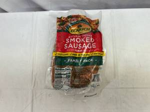 lot 60 image: G. Eckrich Smoked Sausage-2.44lb Family Pack