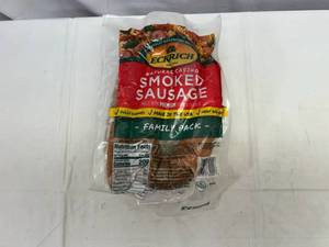 lot 61 image: G. Eckrich Smoked Sausage-2.44lb Family Pack