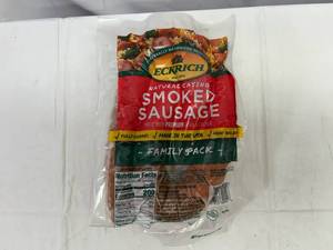 lot 63 image: G. Eckrich Smoked Sausage-2.44lb Family Pack