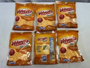 lot 74 image: G. 6x 8oz Velveeta Shreds-Cheddar Flavor