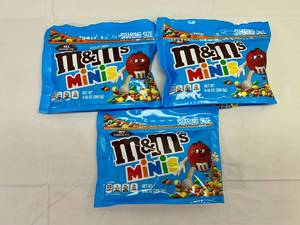 lot 229 image: II. 3x 9.40oz Mini M&Ms