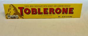 lot 274 image: II. 12.6oz Large Toblerone Swiss Chocolate with Honey & Almond Nougat