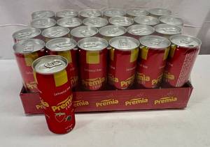 lot 169 image: 24x Preemia Fruit Drink-Carbonated