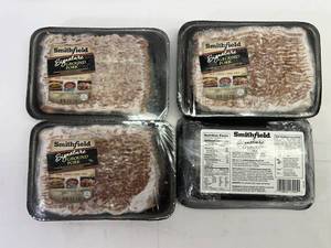 lot 384 image: E. 4x 1lb Smithfield Signature Ground Pork