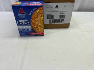 lot 346 image: LL. 6x 4-1.38oz Atkins Peanut Butter Cookies