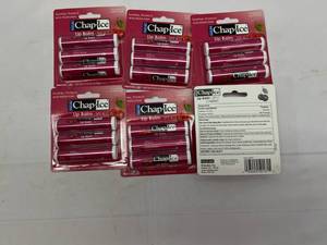 lot 205 image: P. 5x 6-3pks ChapIce Lip Balm-Cherry