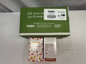 lot 252 image: LL. 6x 16 tea bags-Helps Organic Tea-Immunity Boost