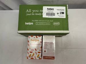 lot 254 image: LL. 6x 16 tea bags-Helps Organic Tea-Immunity Boost