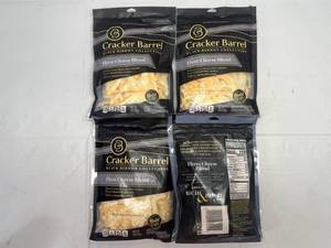 lot 126 image: F.4x 8oz Cracker Barrel Three Cheese Blend