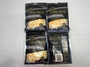 lot 129 image: F.4x 8oz Cracker Barrel Three Cheese Blend