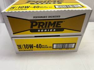 lot 427 image: 12x 1qt Prime Series 10w-40 Motor Oil