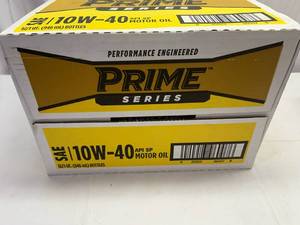 lot 428 image: 12x 1qt Prime Series 10w-40 Motor Oil
