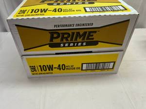 lot 430 image: 12x 1qt Prime Series 10w-40 Motor Oil