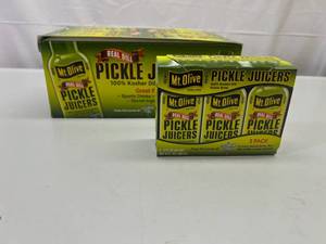 lot 262 image: SS.18x 2oz Mt Olive Pickle Juicers