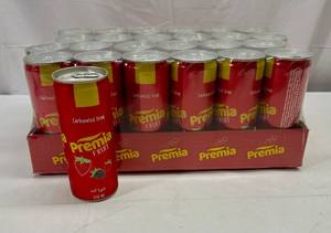 lot 171 image: 24x Preemia Fruit Drink-Carbonated
