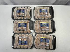 lot 136 image: H. 6x 1lb 3oz Great Value MILD Italian Sausage