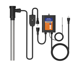 lot 335 image: 1500W Titanium Fully Submersible, Immersion Hot Tub Thermostat Water pool Heater with Electrical Leakage Protection