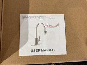 lot 127 image: Touchless Kitchen Faucet with Pull Down Sprayer