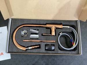 lot 450 image: Copper Rose Gold Kitchen Faucet, Kitchen Sink Faucet