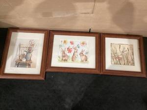 lot 498 image: 3PCS Lavish Home Picture Frames