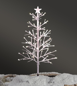 lot 366 image: VINGLI 4ft Pre-lit Artificial Lighted Christmas Tree with 80 Warm White Lights