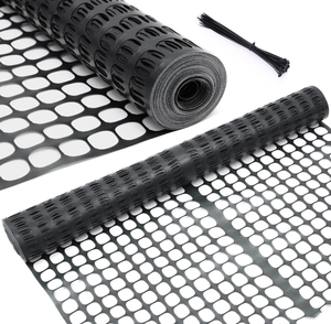 lot 106 image: Garden Fence Animal Barrier, Ohuhu Reusable Netting Plastic Safety Fence Roll