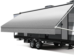lot 148 image: RV Awning Fabric Replacement, 18.5oz Heavy-Duty Weatherproof Vinyl Camper Awning Replacement Universal Outdoor Canopy for RV