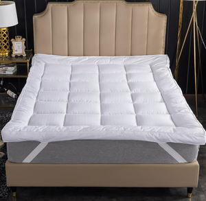 lot 166 image: Twin XL Extra Thick Mattress Topper Dorm Bedding. Breathable Cooling Mattress Pad Cover