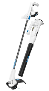 lot 217 image: HART 20-Volt 10 String TrimmerBazooka Leaf Blower Combo Kit