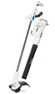 lot 218 image: HART 20-Volt 10 String TrimmerBazooka Leaf Blower Combo Kit