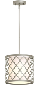 lot 235 image: GETINLIGHT 1-Light Modern Kitchen Island Cylinder Pendant